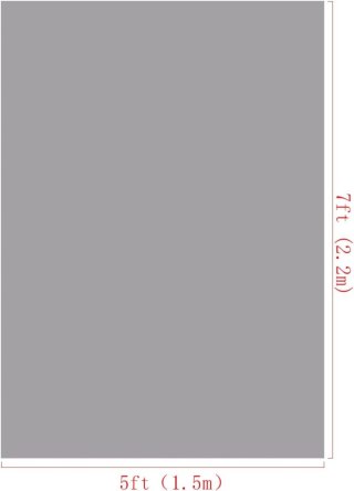 TŁO FOTOGRAFICZNE MATERIAŁOWE Z MIKROFIBRY 1,5x2,2M 150x220CM SZARE